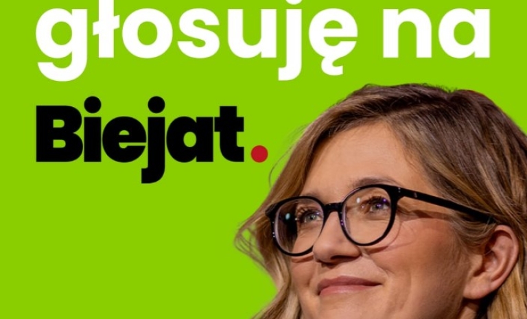 18 maja głosujmy na Biejat!