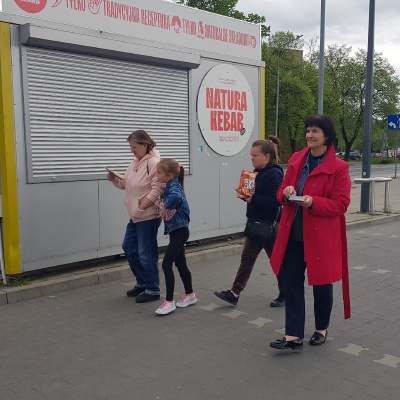 Akcja promocyjna Lewicy na ulicach Radomia